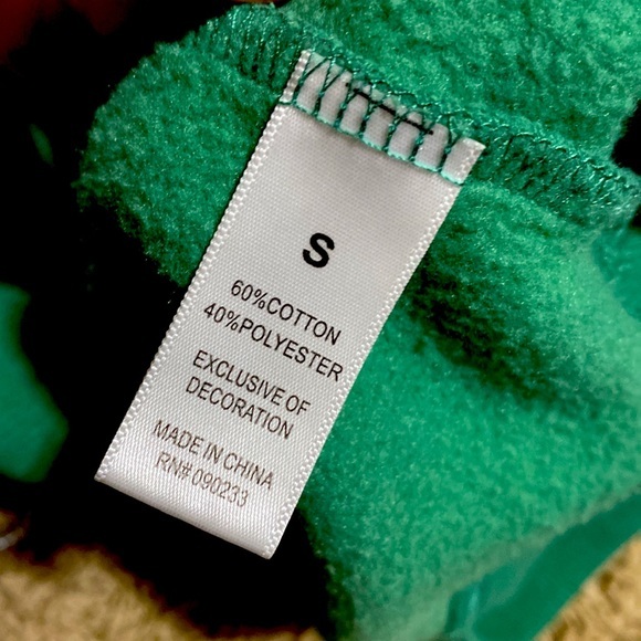 Playboy X PacSun Green Club‎ Layered Hoodie Oversized Small - Picture 6 of 9